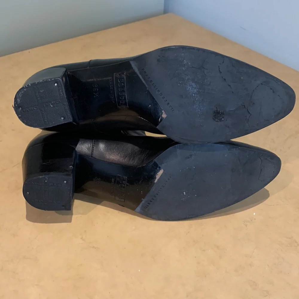 Fratelli Rossetti black boots size 36.5 EUC - Picture 6 of 6